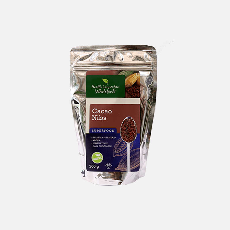 Health Connection Wholefoods Cacao Nibs Organic 200g