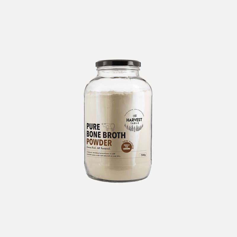 The Harvest Table Pure Beef Bone Broth Powder (Hormone Free) 180g