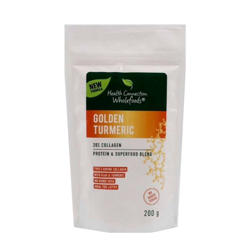 Health Connection Golden Turmeric with  Collagen 200g