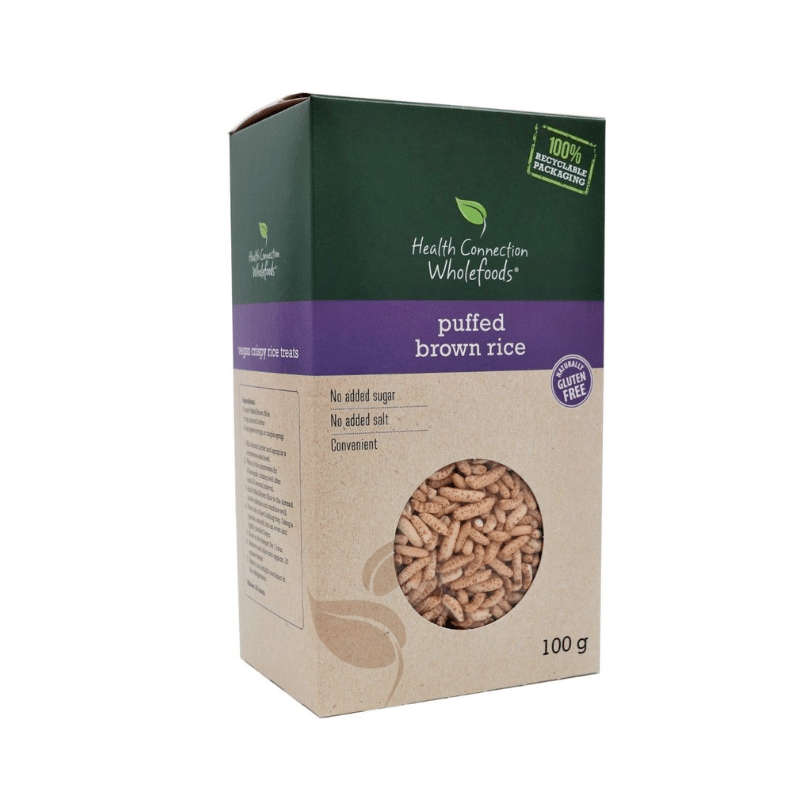 Health Connection Wholefoods Brown Puffed Rice 100g