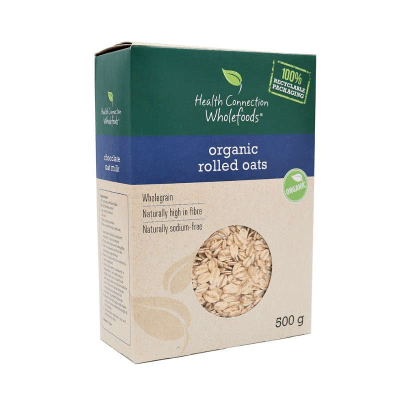 Health Connection Wholefoods Oats Rolled Organic 500g