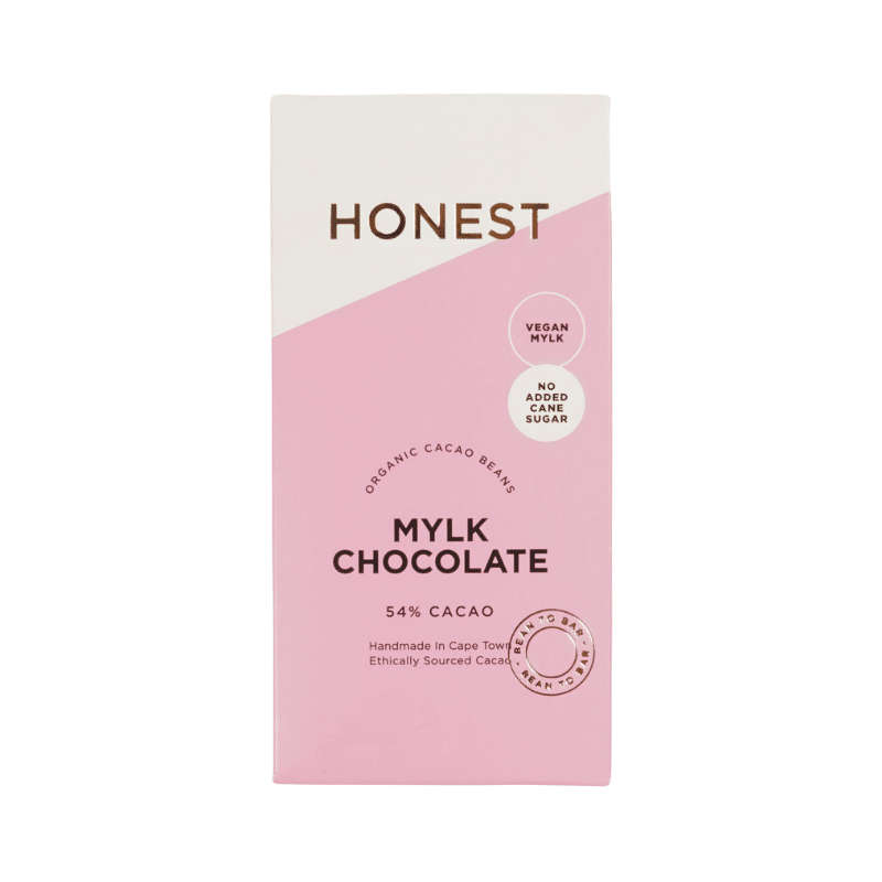 Honest Chocolate 54% Dark Mylk Chocolate 60g Slab