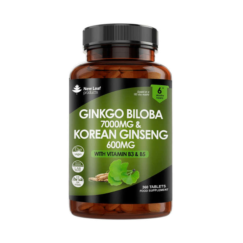 New Leaf Ginkgo Biloba & Korean Ginseng 360