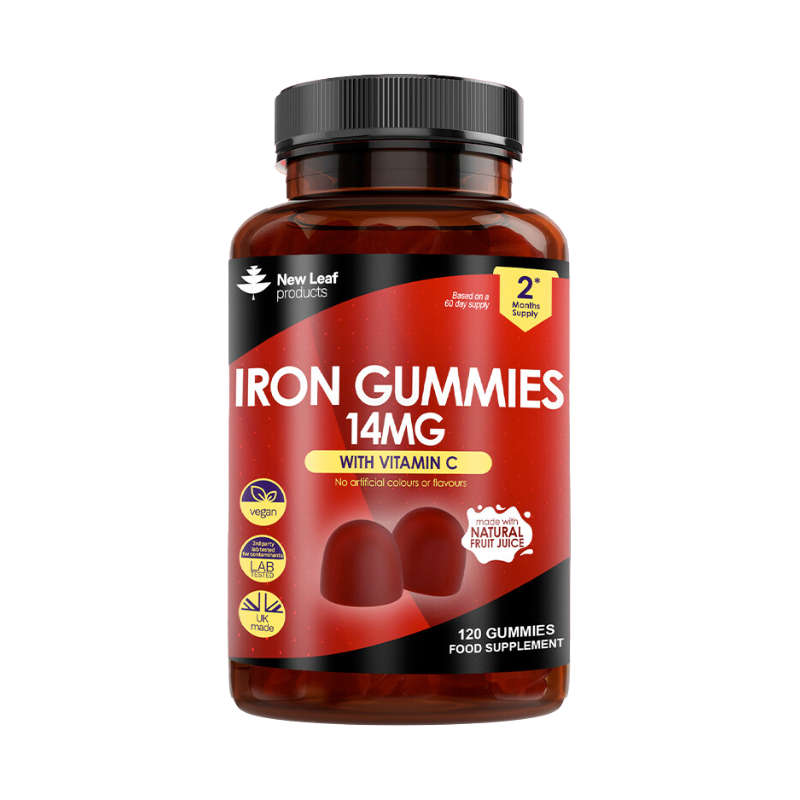 New Leaf Iron & Vitamin C Gummies 120