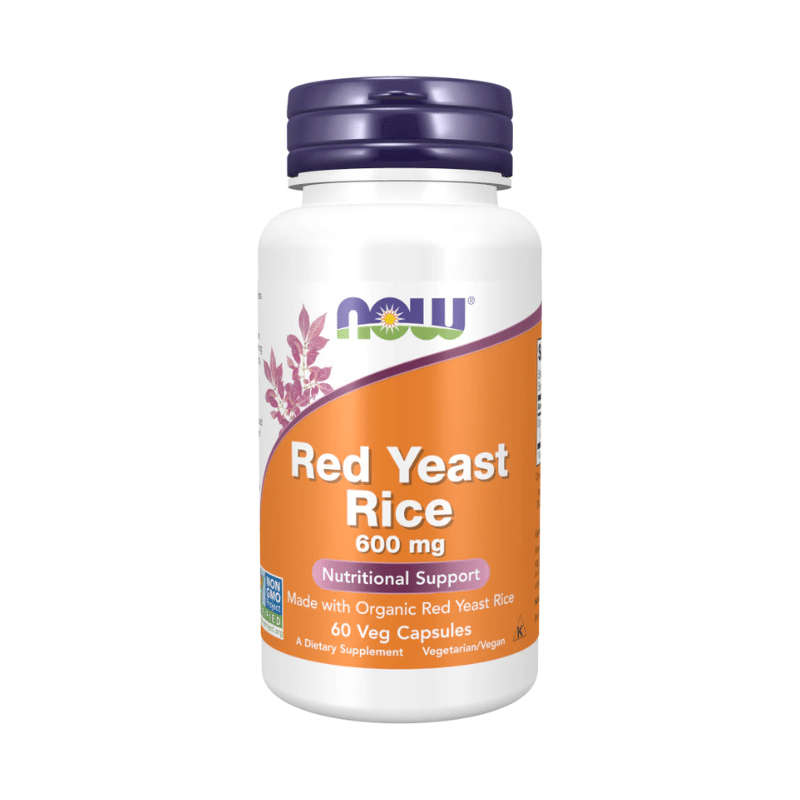 Now Foods Red Yeast Rice 600mg 60