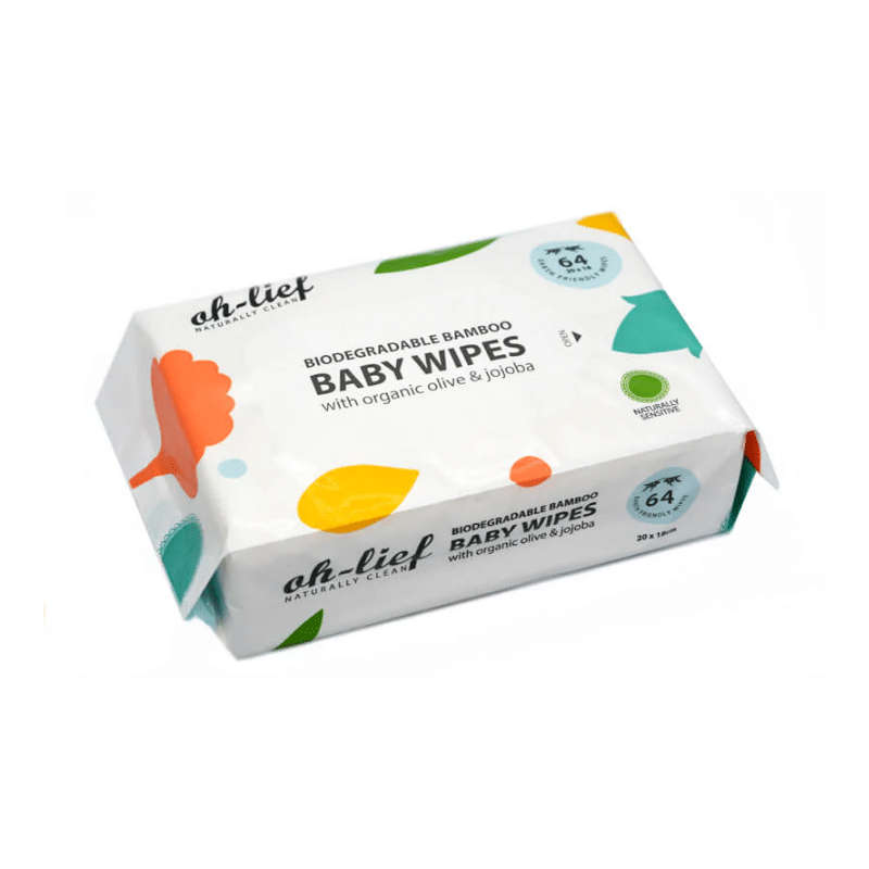 Oh-Lief Bamboo Baby Wipes 64