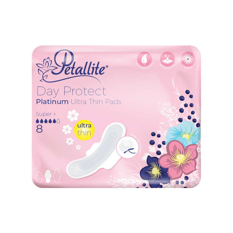 Petallite Platinum Day Ultra Thin Pads 8 Pack