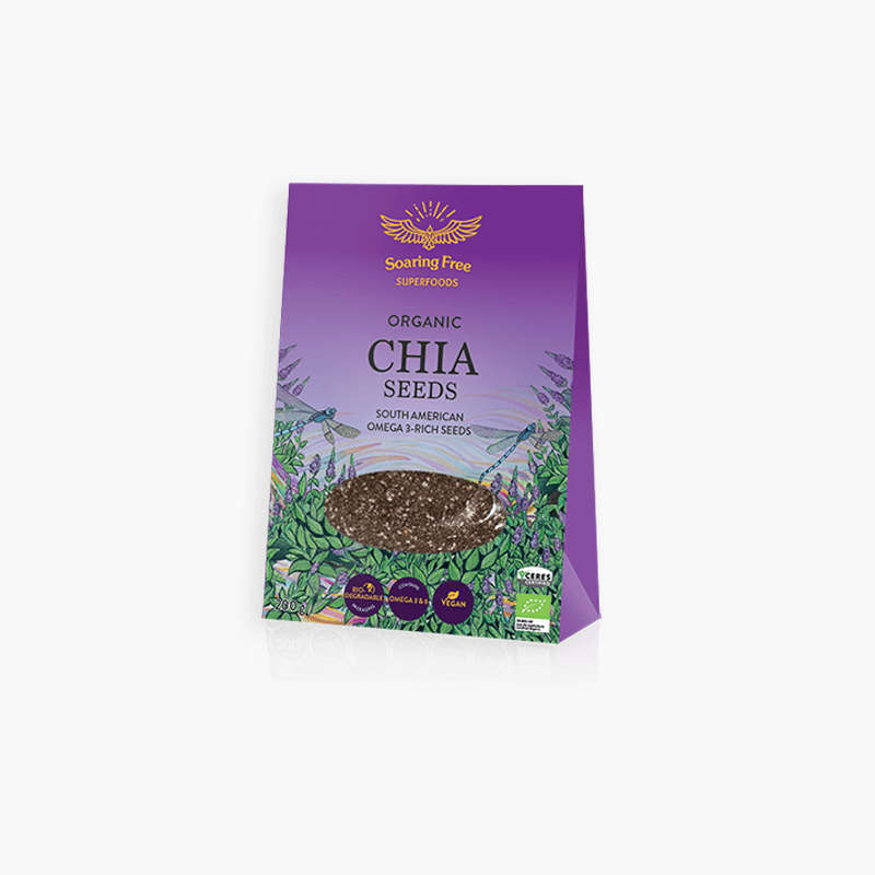 Soaring Free Superfoods Raw Chia Seeds 500g