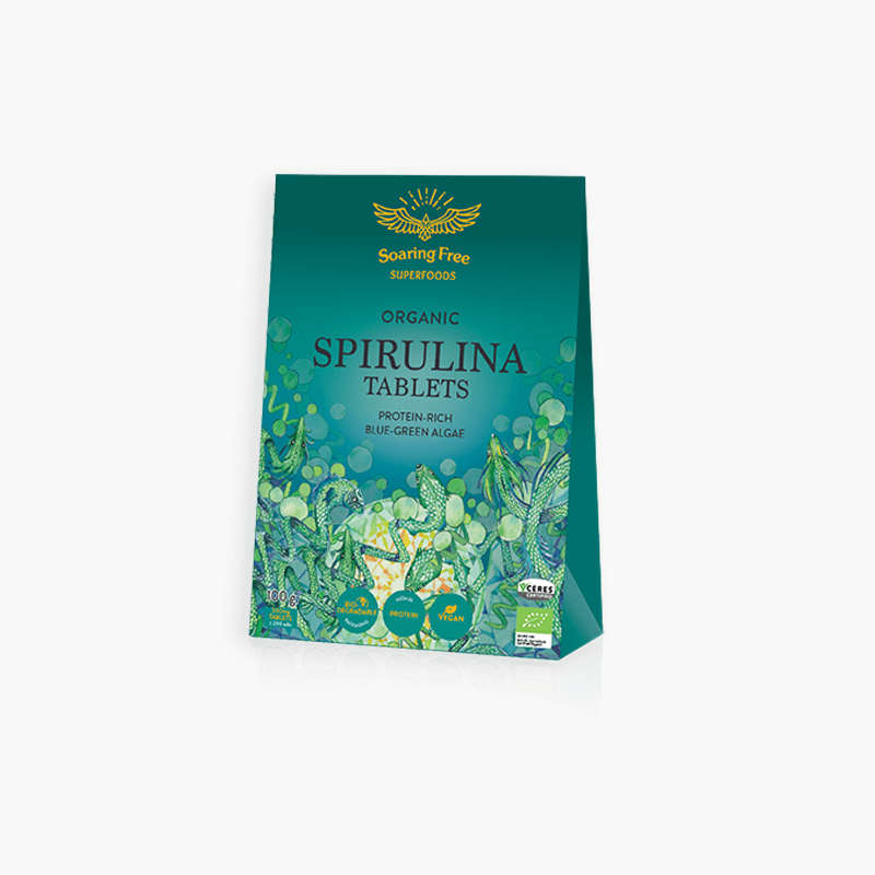 Soaring Free Superfoods Spirulina Tabs Organic