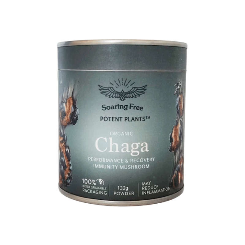 Soaring Free Superfoods Chaga Powder Organic 100g