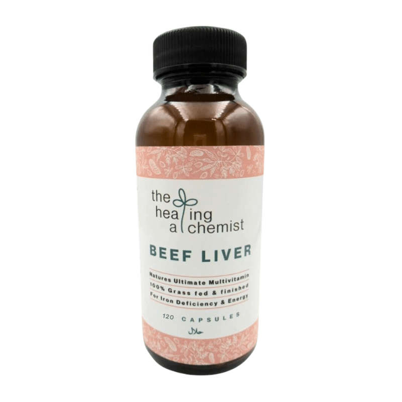 The Healing Alchemist Pure Beef Liver Capsules 120
