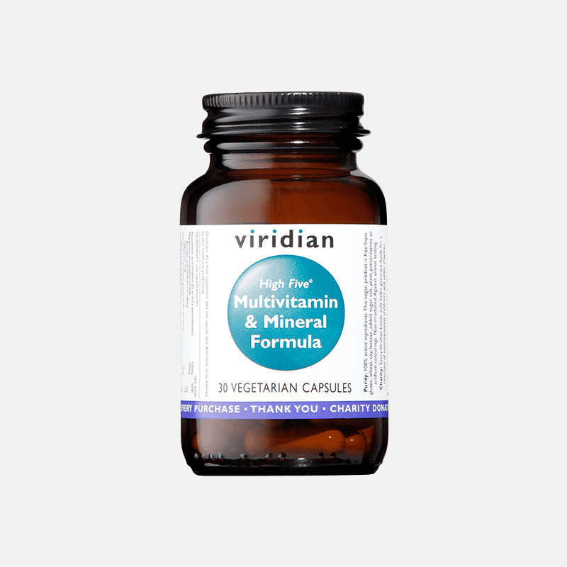Viridian Nutrition High Five Multivit & Mineral Formula Veg Caps 30