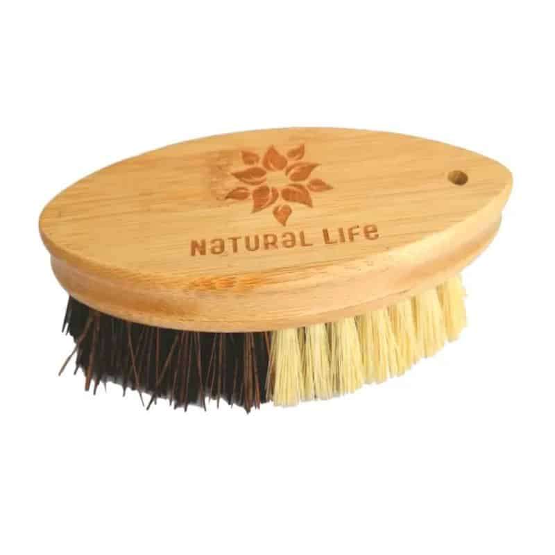 Natural Life Bamboo Sisal &amp; Palm Fibre Vegetable Brush