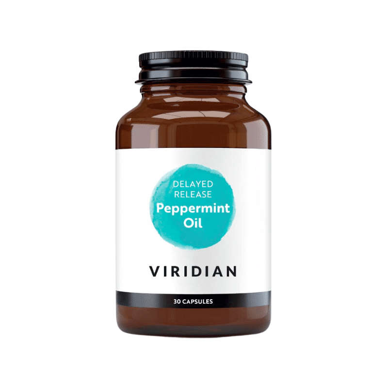 Viridian Delayed Release Peppermint Oil Veg Caps 30