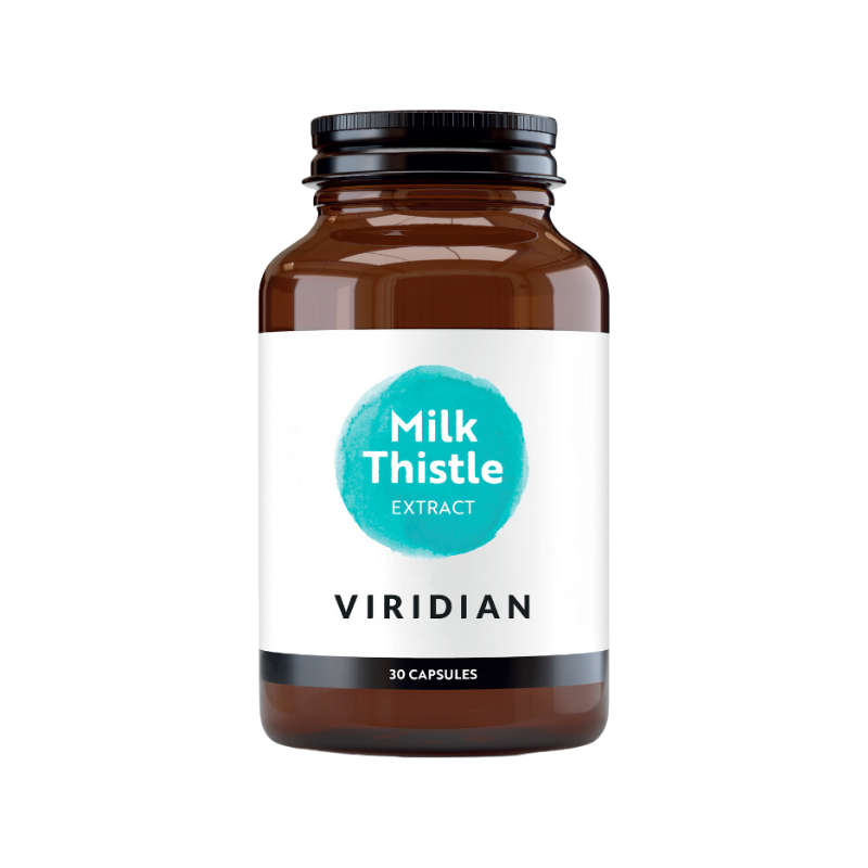 Viridian Nutrition Milk Thistle Herb and Seed Extract Veg Caps 30's