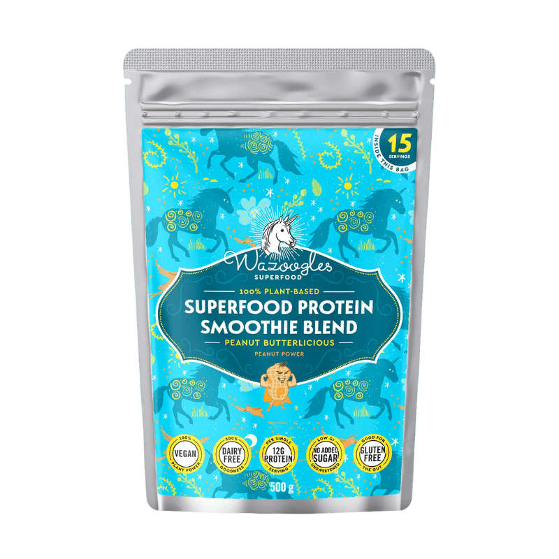 Wazoogles Superfood Protein Blend Peanut Butterlicious 500g