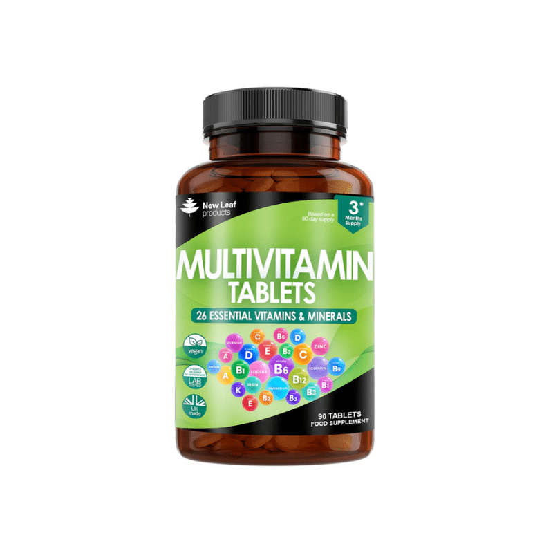 New Leaf Multivitamin Plus Iron High Strength 90