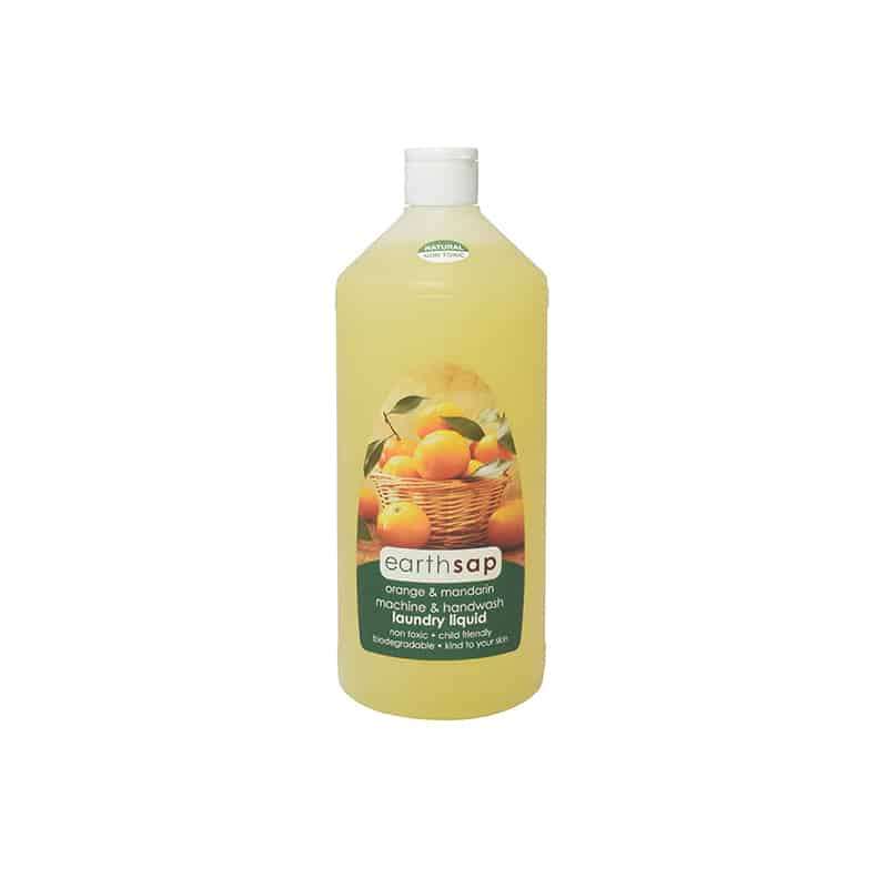 Earthsap Laundry Liquid Orange & Mandarin Machine & Handwash 1L Refill