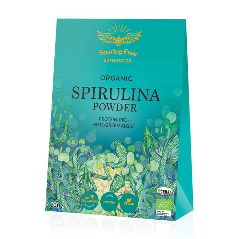 Soaring Free Superfoods Spirulina Powder Organic