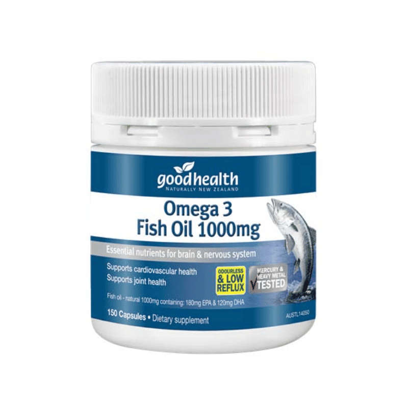 Good Health Omega 3 Fish Oil 1000mg gelcaps 150's