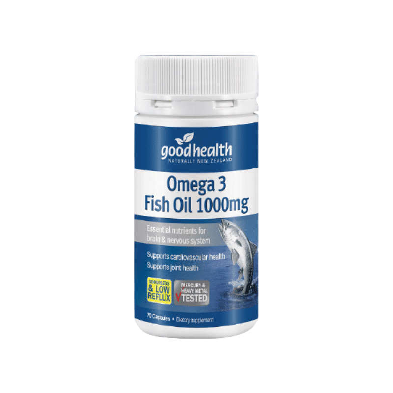 Good Health Omega 3 Fish Oil 1000mg gelcaps 70's