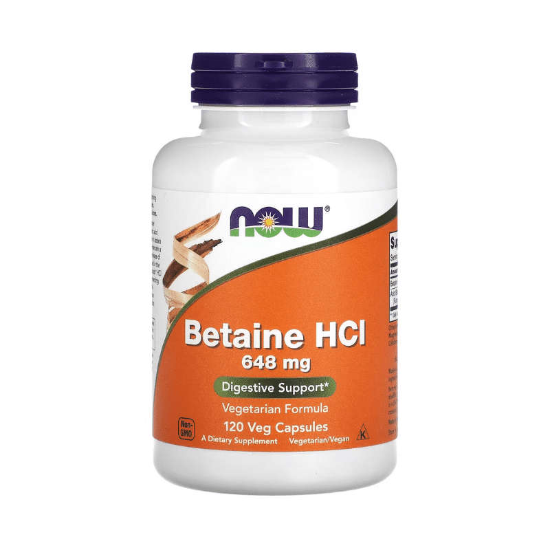 Now Foods Betaine HCL Digestive Support 648mg 120