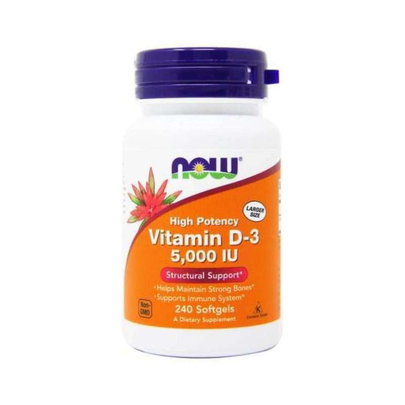 Now Foods Vitamin D3 5000IU 240s