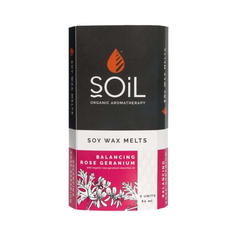 Soil Soy Wax Melts Rose Geranium
