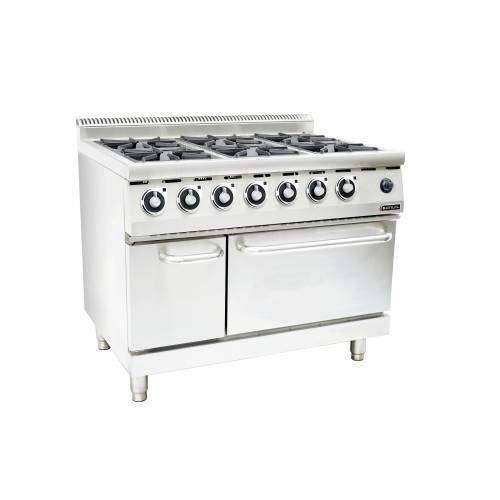 Gas Stove With Gas Oven Anvil  6 Burner
