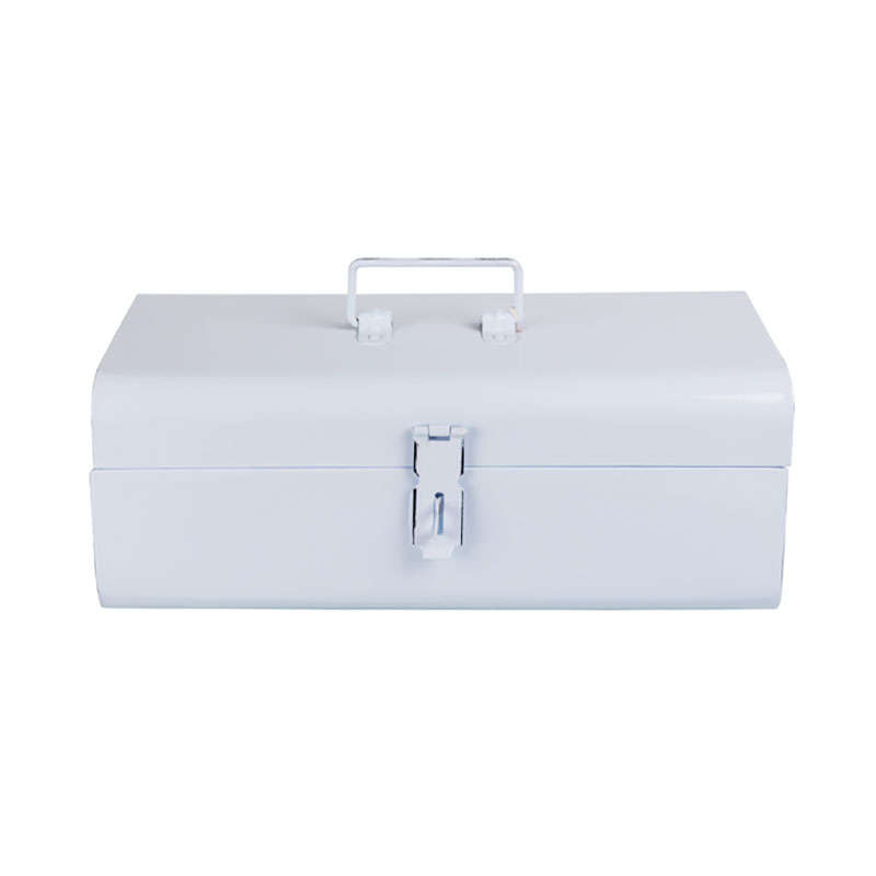 Toolbox Enamel - 36cm X 12cm X15cm With Latch White