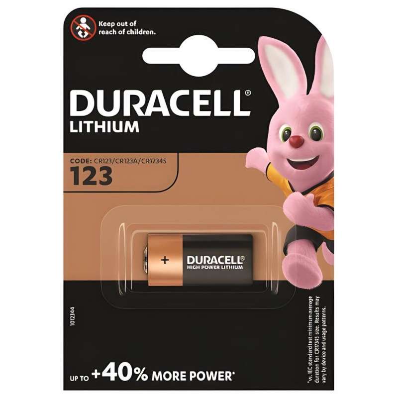 Duracell Battery High Power Lithium 123 P01 (10/Box)