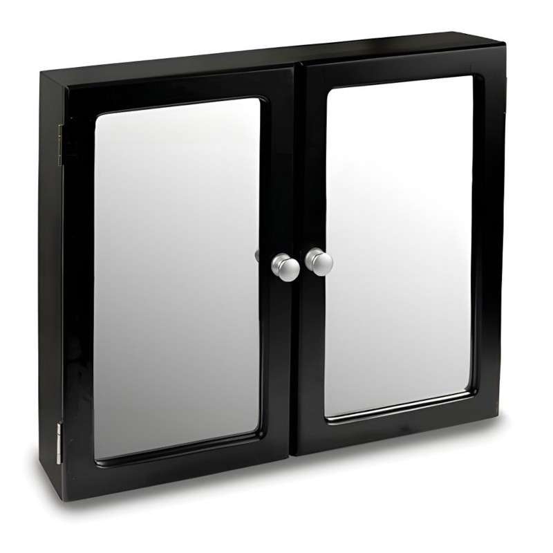 Home Double Bathroom Cabinet Mahogany