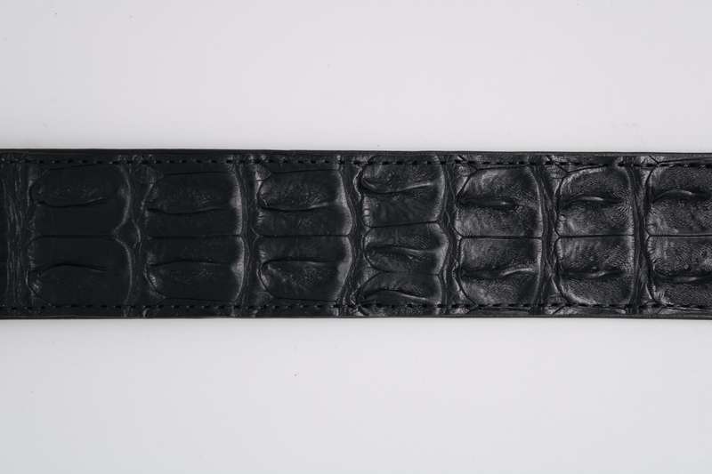 Silver Crocodile Belt Buckle  Auto-Lock Designer Buckle for Leather Belts