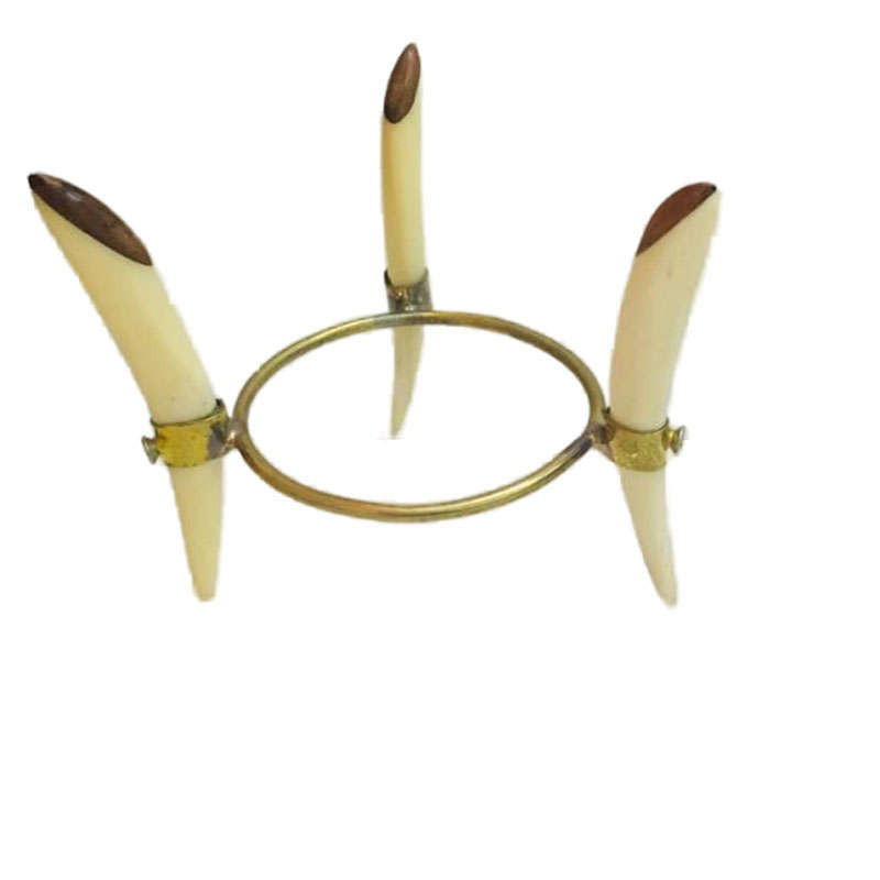 Ostrich Egg Tusk Stand