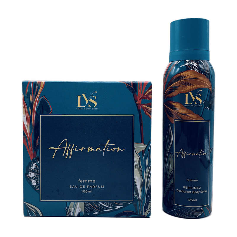 LYS Femme Affirmation Perfume & Body Spray Set  Uplifting & Elegant
