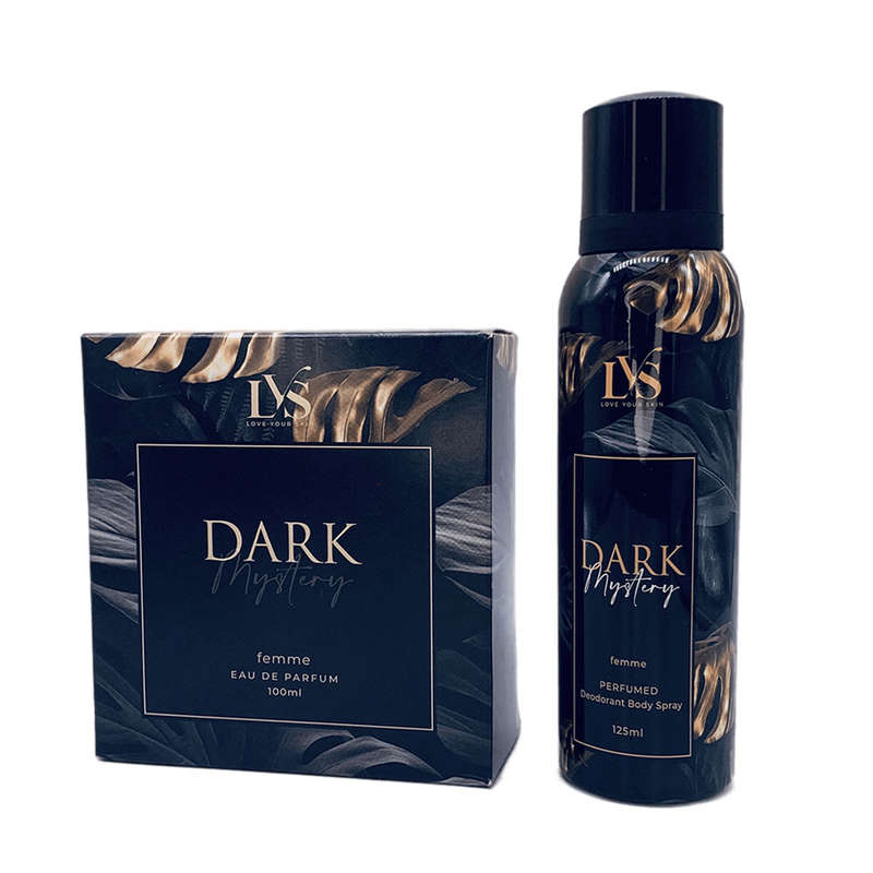LYS Femme Dark Mystery Perfume & Body Spray Set  Enigmatic & Long-Lasting