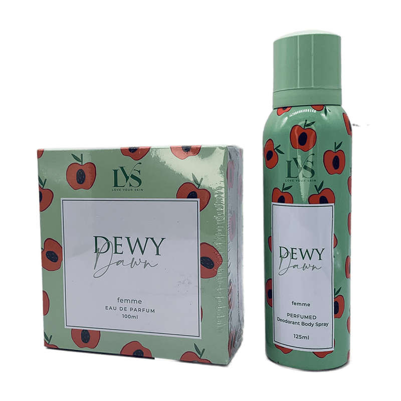 LYS Femme Dewy Dawn Eau De Parfum  A Fresh & Radiant Fruity Floral Scent