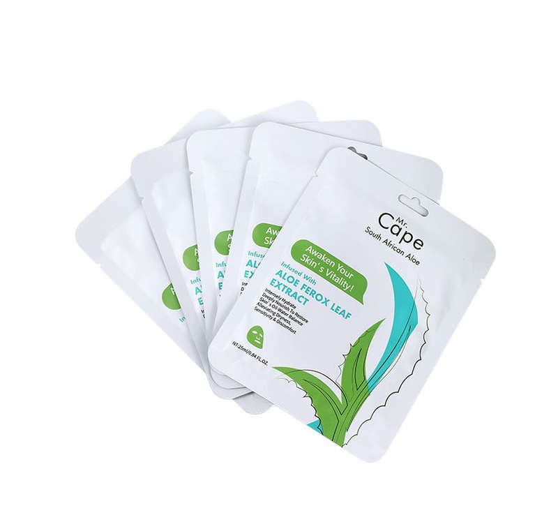 Mr. Cape Aloe Vera Hydrating Sheet Mask  Soothing & Refreshing (5 Pack)
