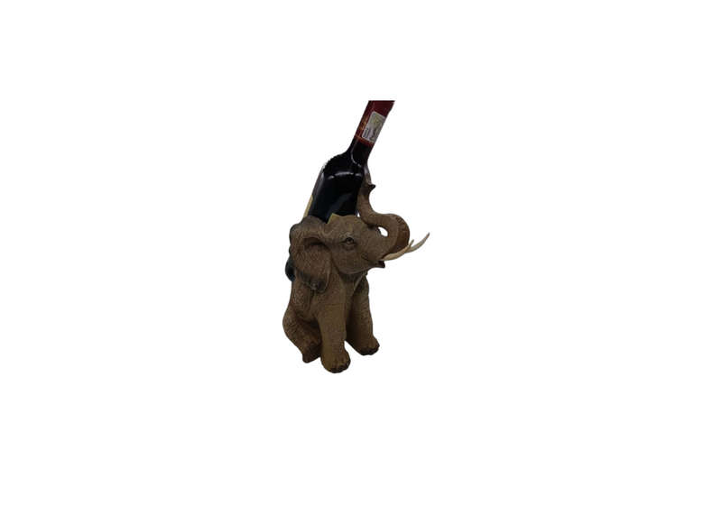 Elephant Wine Holder  Elegant Safari-Themed Bottle Display
