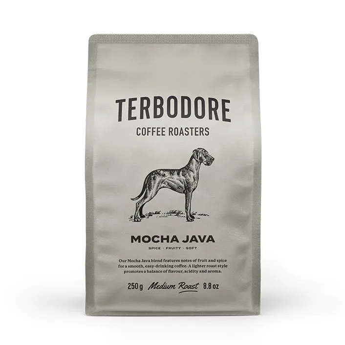 Terbodore Mocha Java Coffee Beans  250g | Smooth & Balanced Blend