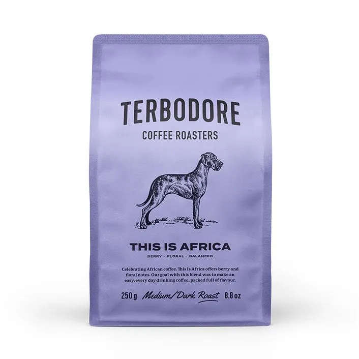 Terbodore This Is Africa Coffee Beans  250g | Bold & Flavorful African Blend