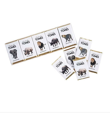 20 Piece Mini Slab Milk Chocolate - Big 5