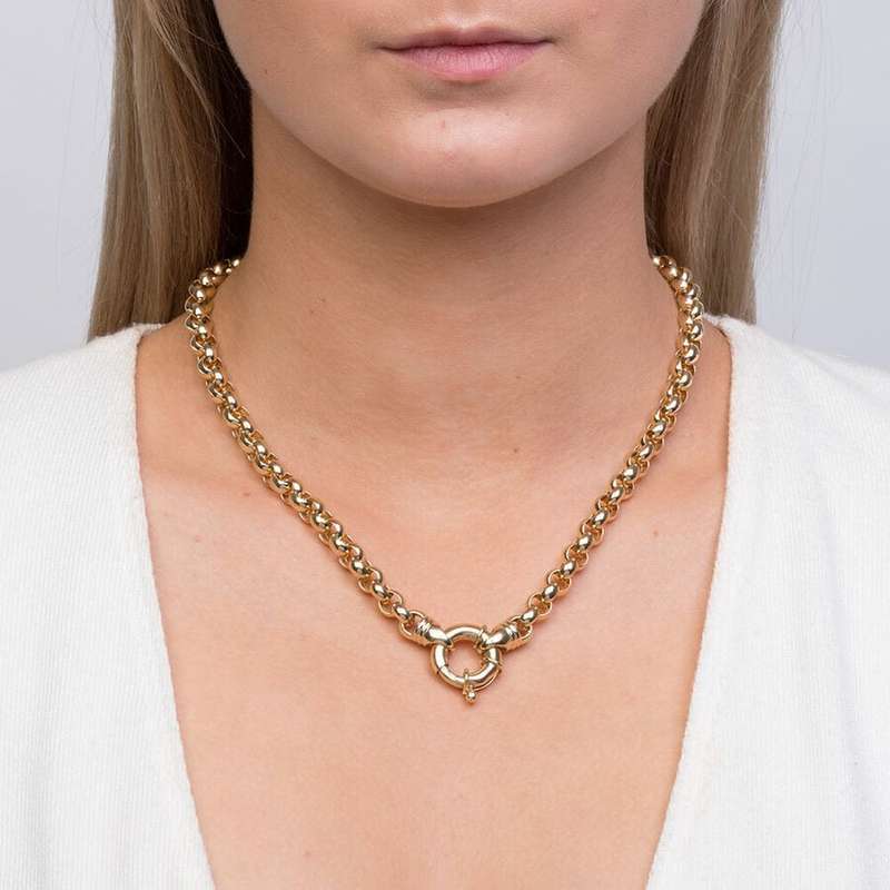 9ct Gold Belcher Chain
