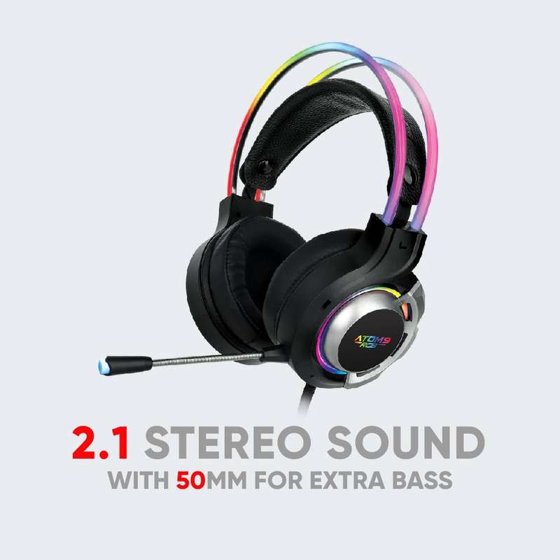 Armaggeddon Atom 9 RGB 2.1 Surround Sound Gaming Headset