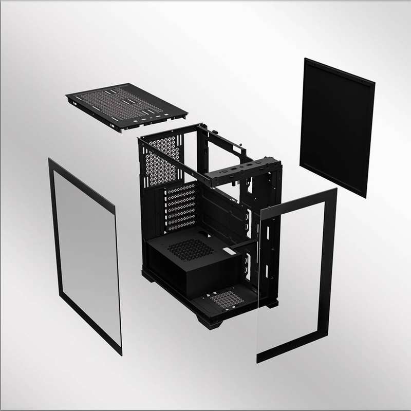 Armaggeddon Aquaron Pro ATX Gaming Case - Black