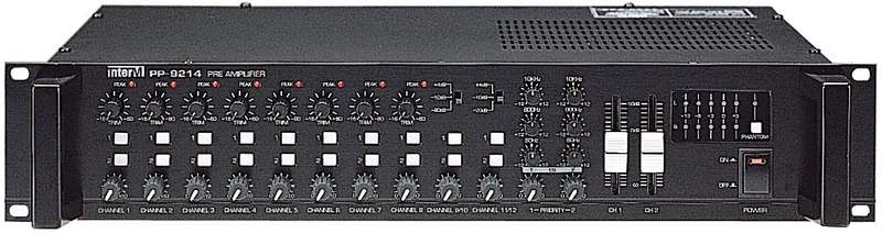 interM Pre Amplifier - PP-9214 - Public Address Pre-Amplifier