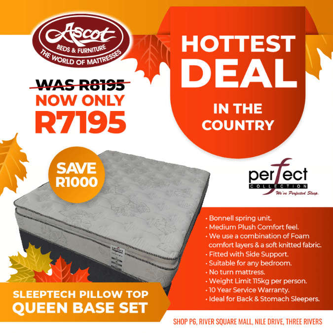 Sleeptech Pillow Top Queen Base Set