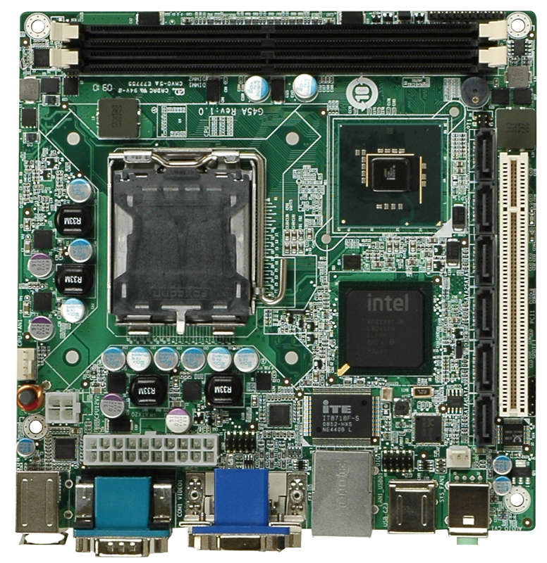 IEI ITX Socket 775 Motherboard | For Core 2 Duo/Quad/Extreme | SATA x 6