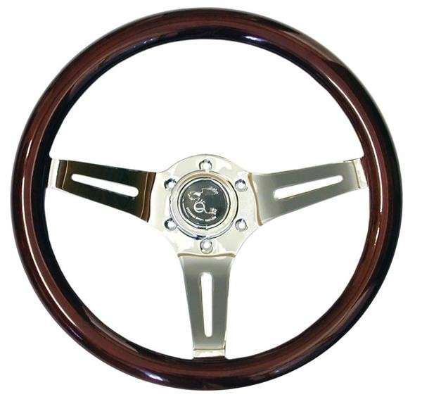 Steering Wheel - Wallnut - 350mm