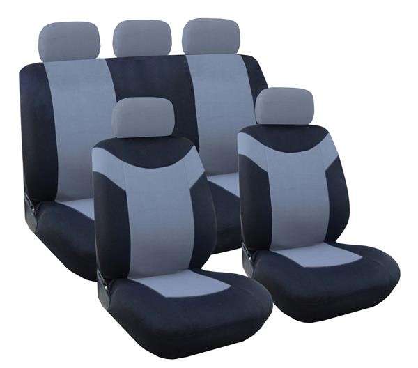 9 Piece Paladin - Grey Seat Cover Set
